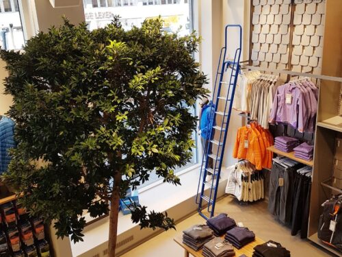 hållbar butiksinredning av trä